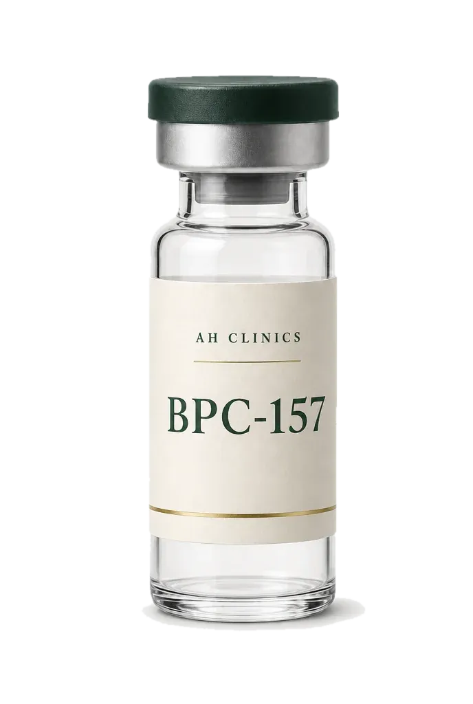 An AH Clinics BPC-157 vial