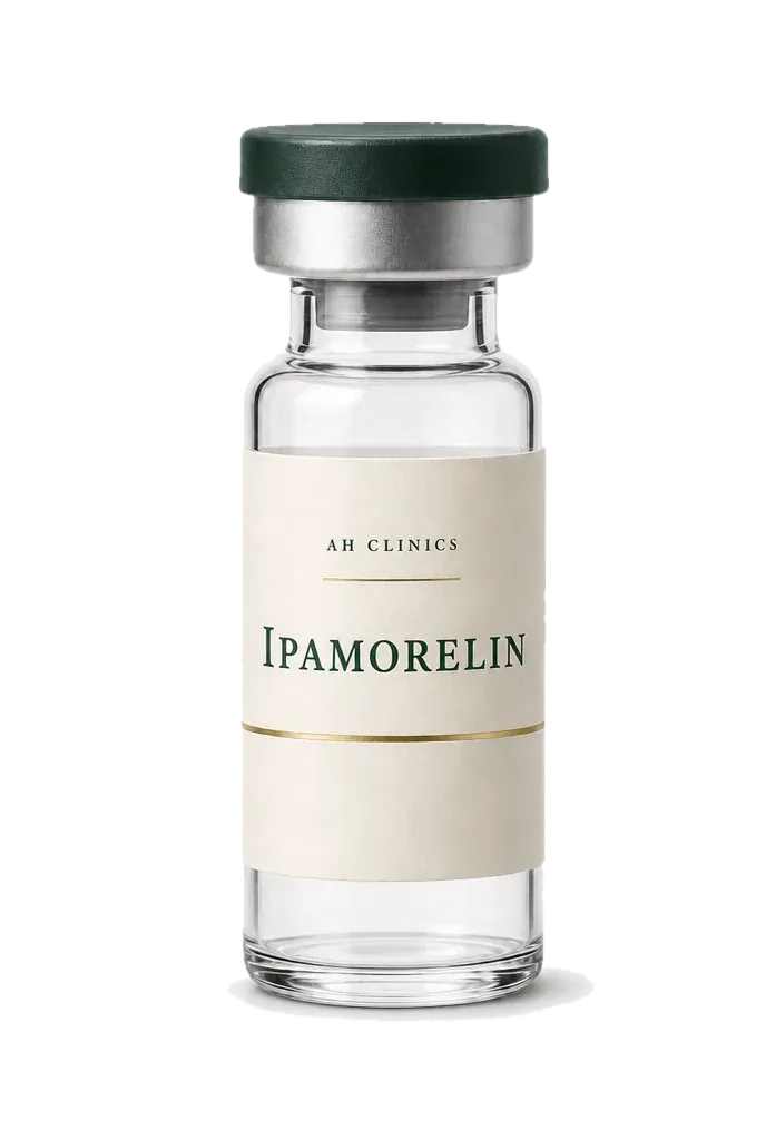 An AH Clinics Ipamorelin vial