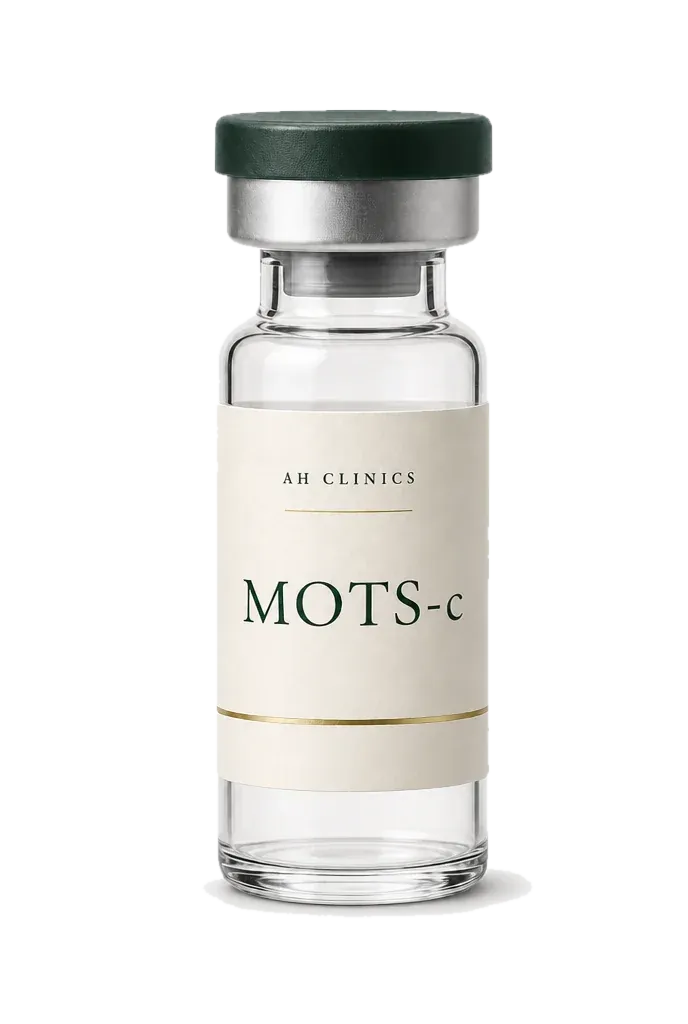 An AH Clinics MOTS-c vial
