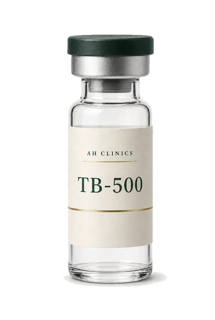An AH Clinics TB-500 vial